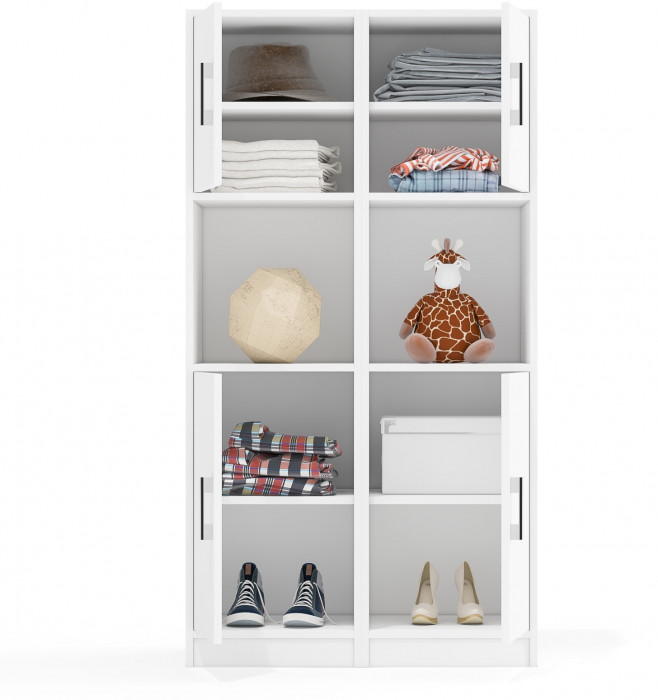 Два Пенала С-МД-СК9П к компьютерному столу С-МД-СК9, белый шагрень