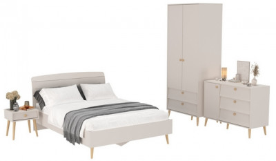 Афина Спальня 23-1400, кашемир серый