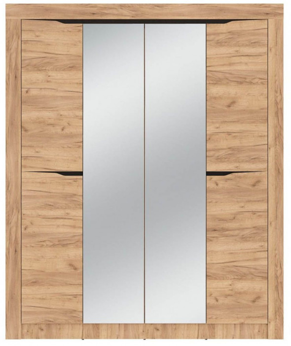 90.01 шкаф для одежды Флорида Дуб золотой / Венге