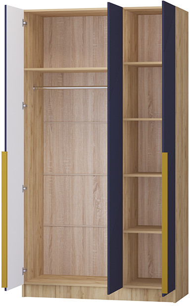 Шкаф Авис 1,2, Крафт золотой/Сапфир