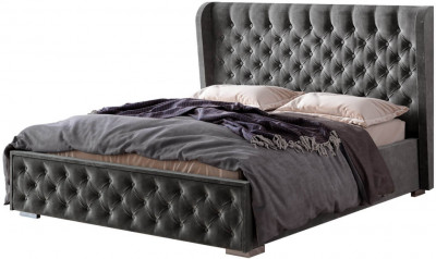 Кровать &quot;Франческа&quot; КР-11 1,4м под подъемный механизм графит темный