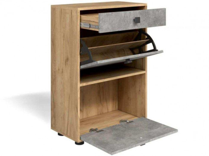 Прихожая мини-лайт компл. 8 дуб крафт/ателье