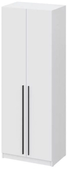 шкаф распашной Берген ПРО ШК-800 белое дерево/белое дерево