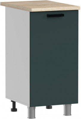 МК Аленушка Н 400 Лаванда Изумруд, скоба черный (со столешницей)