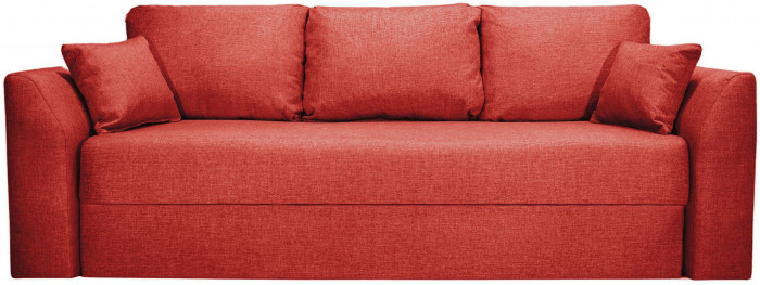 Диван-кровать Белфест 160х195, еврокнижка, велюр, красный