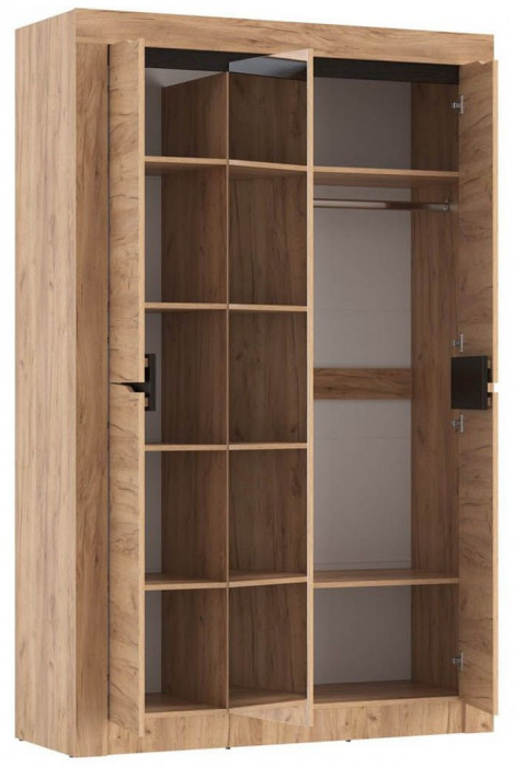 90.02 шкаф для одежды Флорида Дуб золотой / Венге