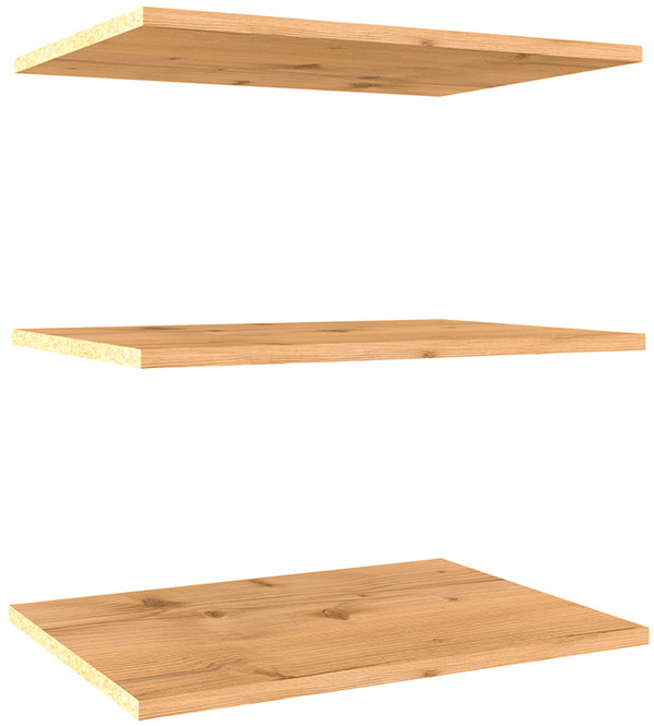 Полки Кровн 19, Графит, Дуб золотистый