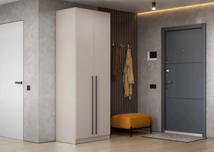 шкаф распашной Берген ПРО ШК-800 кашемир/кашемир