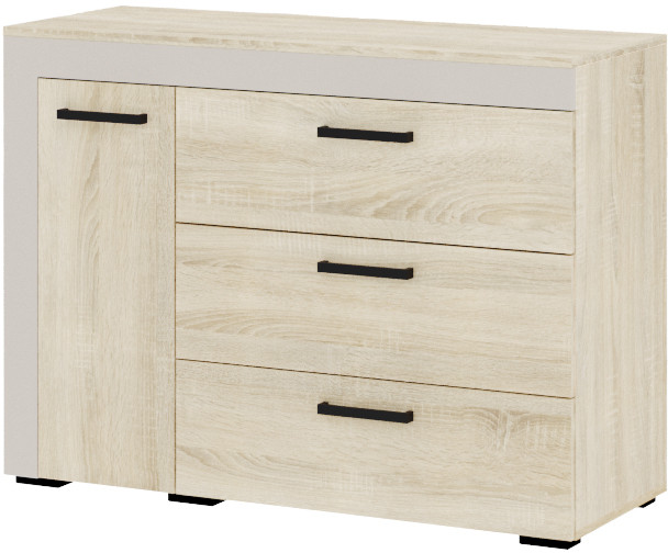 Модульная спальня "Адель" - Дуб сонома/Кашемир