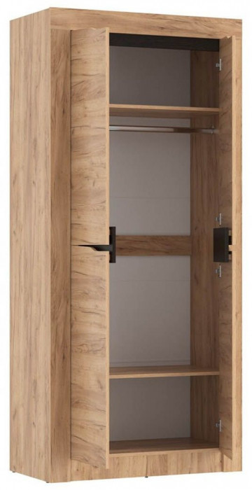90.03 шкаф для одежды Флорида Дуб золотой / Венге