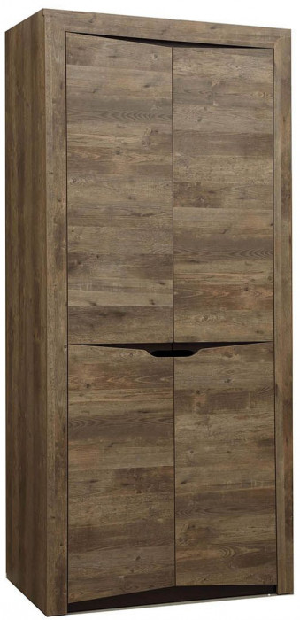33.03 Лючия шкаф для одежды 2-х дв. кейптаун/венге