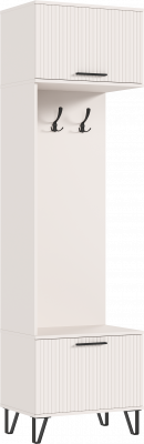 Флэш Прихожая Шкаф с вешалками (Кашемир, Кашемир)