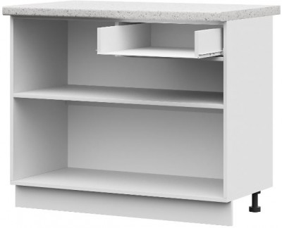 ШН1Я 1000 корпус шкаф нижний (1000х820х474) ПВ белый