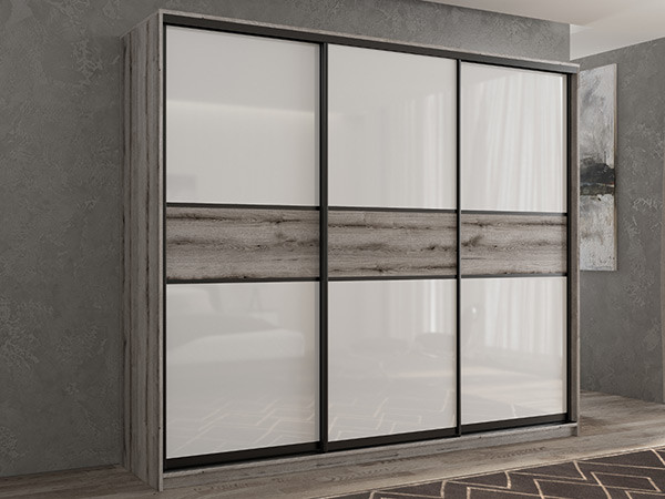 Шкаф-купе Кааппи 11 Эвок Окаменелый 190х60х230 см