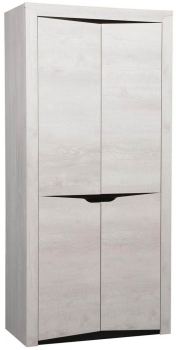 33.03 Лючия шкаф для одежды 2-х дв. бетон/венге