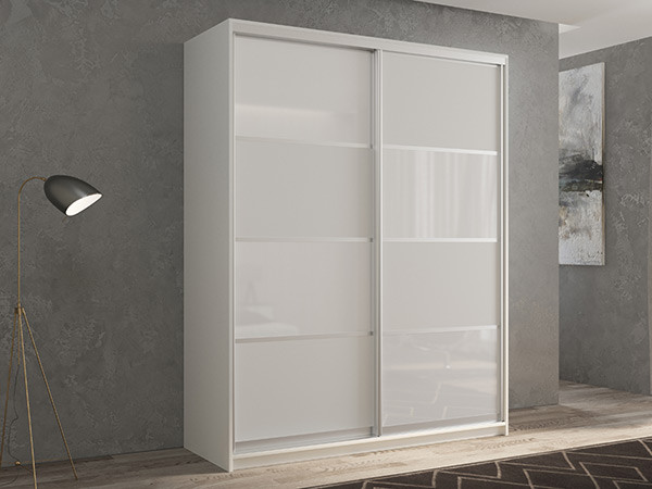 Шкаф-купе Кааппи 14 Белый Бриллиант 140х60х230 см