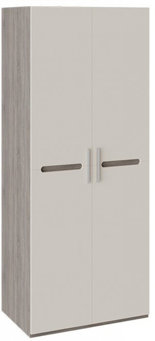 Фьюжн ТД-260.07.02 Шкаф для одежды (Белый глянец, Венге Линум)