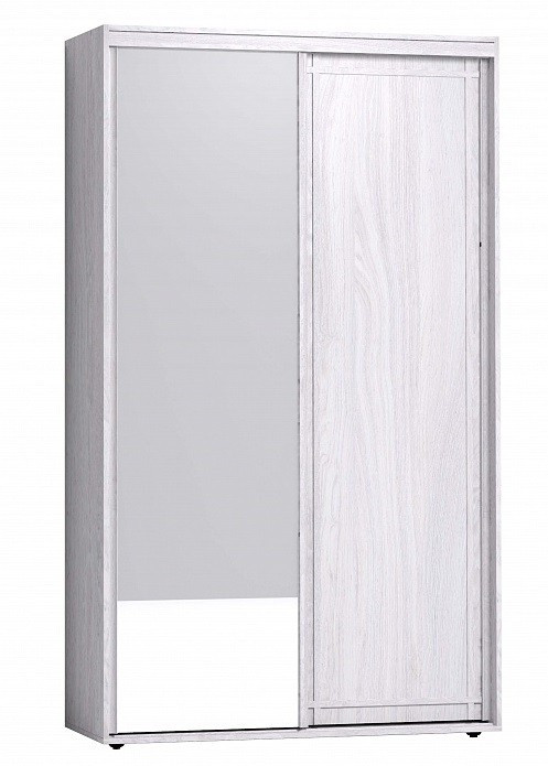 Шкаф-купе с зеркалом Sherlock 303 Ясень анкор светлый