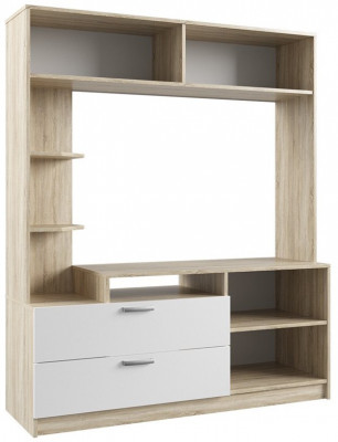 МС Софи Гостиная №2 Сонома/Белый СЦС 1400.2, Сонома/Белый