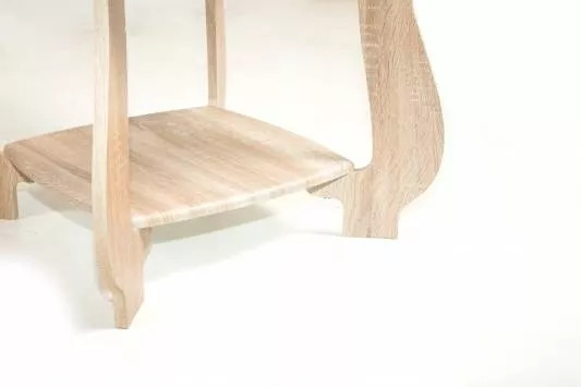 Стол журнальный СЖ-22 с рисунком Р2/дуб сонома