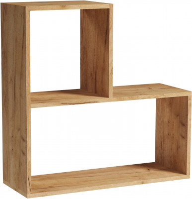 Гира Навесная полка ГН-1 дуб крафт золотой