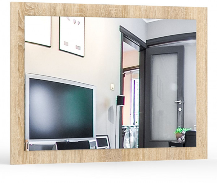 Камелия спальня № 9 Кровать с ящиками 1600 + Две тумбы + Стол космет. + Зеркало + Шкаф 4-х, цвет дуб сонома, сп.м. 1600х2000 мм., б/м, осн. есть