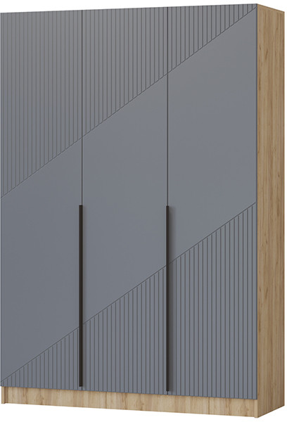 Шкаф Авис 1,5 (№1), Крафт золотой/Графит