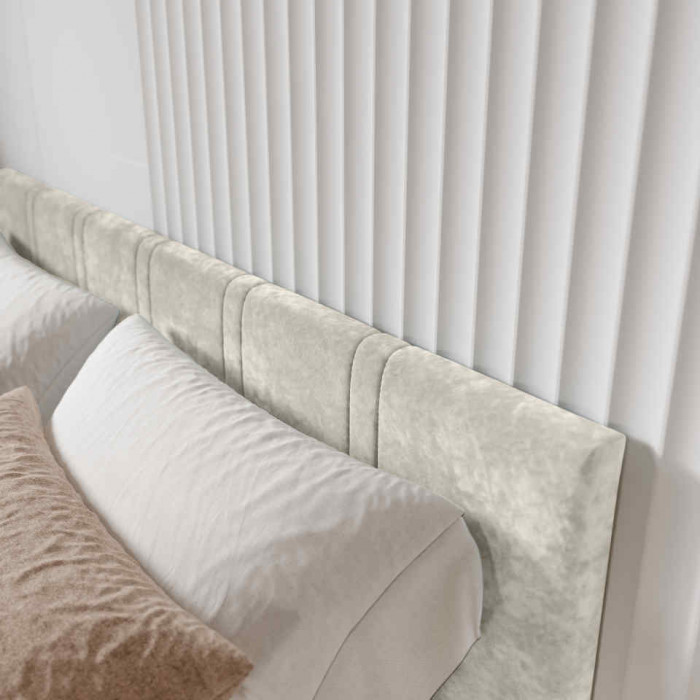 Кровать 1,6 м "Ника" КР-18 Миндаль