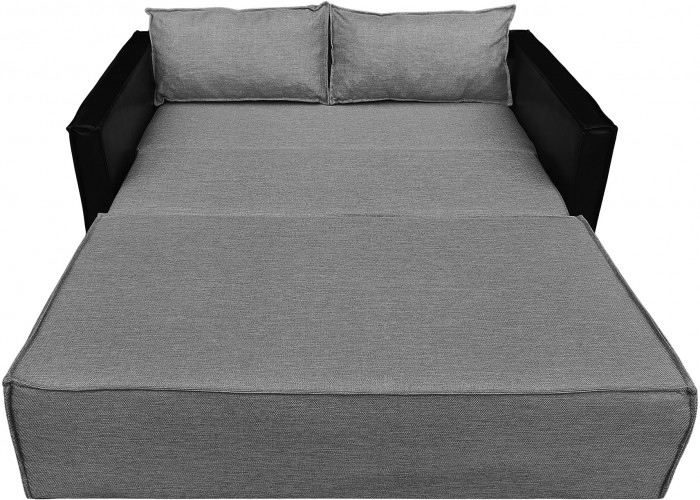 Диван-кровать Барон 160, аккордеон, 160х200, рогожка, серый