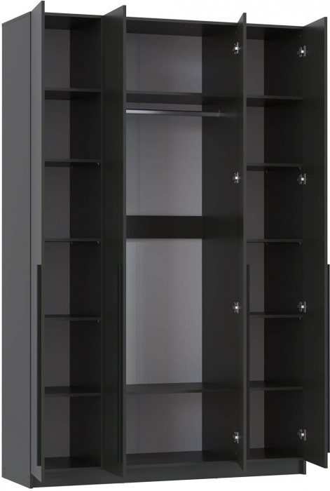 Брандо шкаф для одежды 67.09 ЛДСП Диамант серый