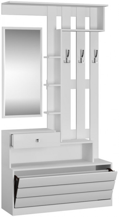 Ямайка Центральная секция ЯПЦС-1 (1100*2100*350) белый