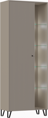 Оливия Шкаф (Глиняный серый, Шарли мокко)