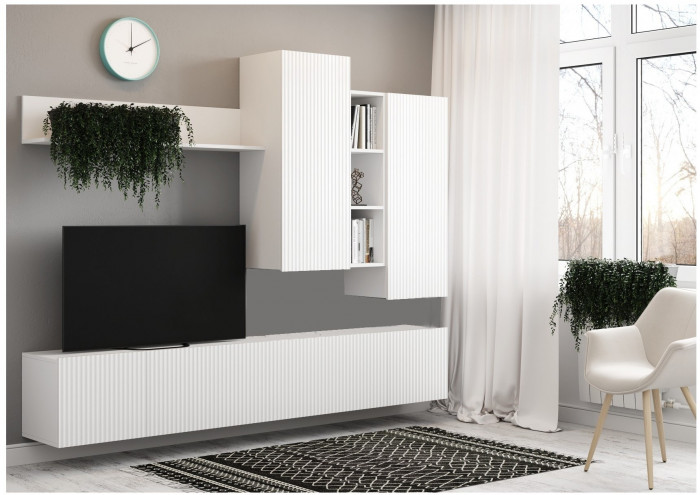 Гостиная Сканди (Серый шифер / Грин Грей софт)