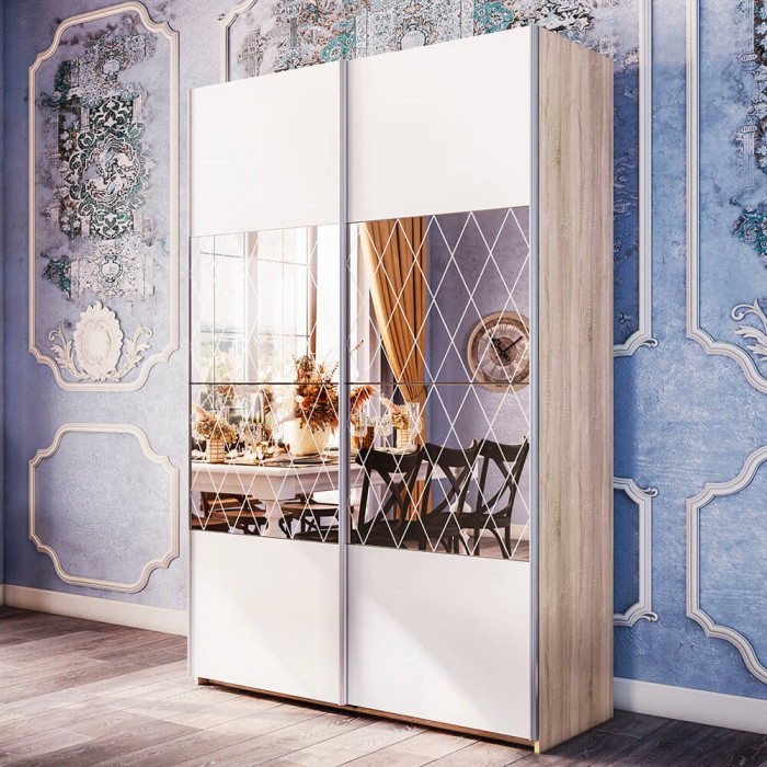 Fortune-14  1600_400/400/800 сонома/сонома+белый+з.№5