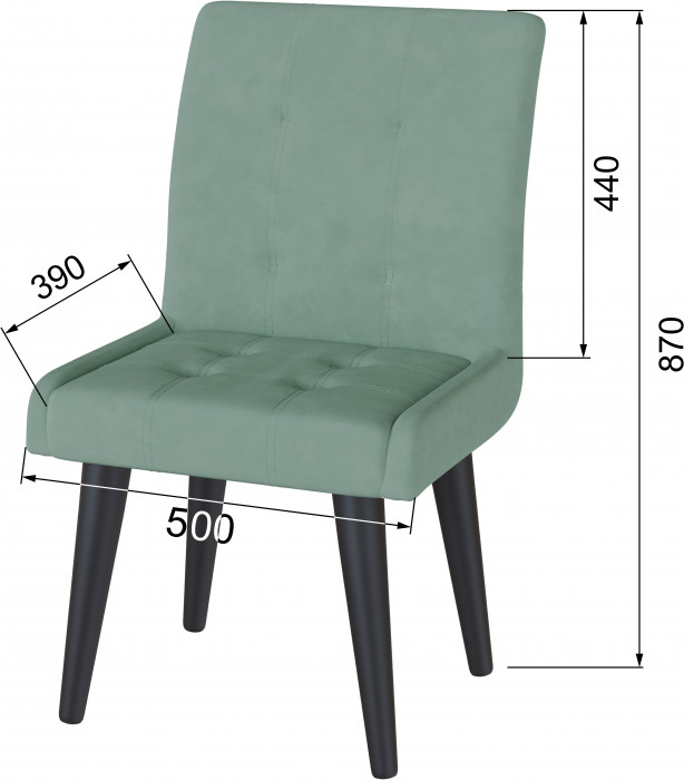 Стул Гира мятный