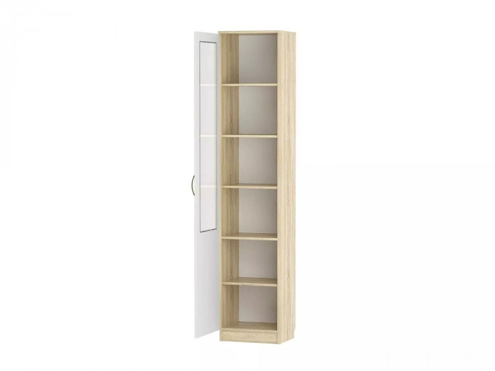 НМ 040.43 РС Витрина ЛВ Оливия Дуб Сонома/белое дерево