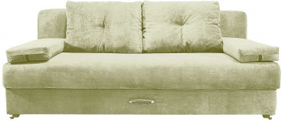 Диван-кровать Амстердам Мини Люкс, 150х195, еврокнижка, велюр, бежевый