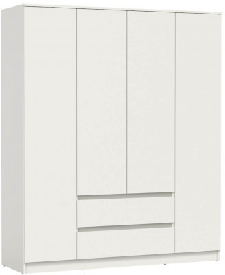 82.01 шкаф для одежды Берген Белый
