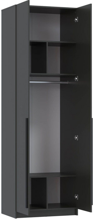 Брандо шкаф для одежды 67.10 ЛДСП Диамант серый
