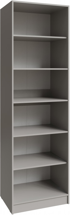 Шкаф Мадрид (0,7) с полками без зеркала, Кашемир