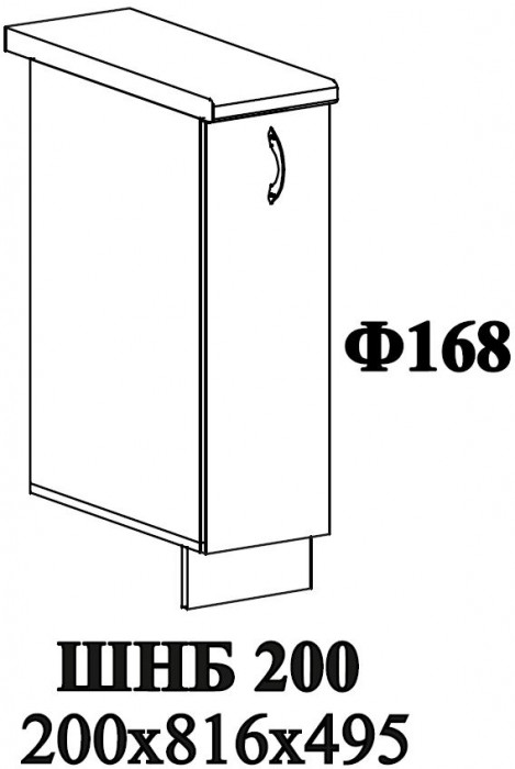 Ф-168 Катрин (ШН 200) МДФ циркон