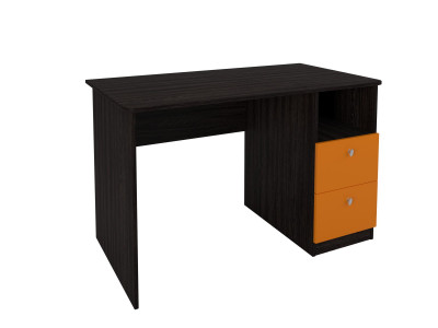 Стол письменный Венге/Оранжевый