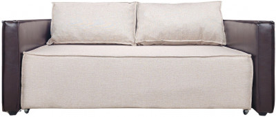 Диван-кровать Барон 120, аккордеон, 120х200, рогожка, бежевый