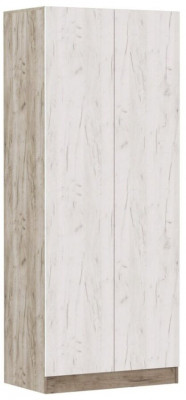 Руэлла Шкаф универсальный дуб крафт серый/дуб крафт белый