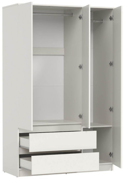 82.02 шкаф для одежды Берген Белый