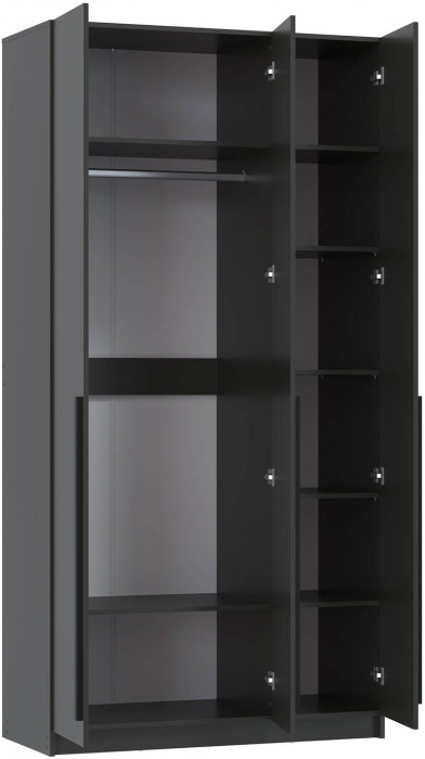 Брандо шкаф для одежды 67.12 ЛДСП Диамант серый