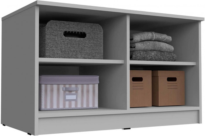 Челси Антресоль-тумба универсальная (Белый глянец, Дуб Сонома)