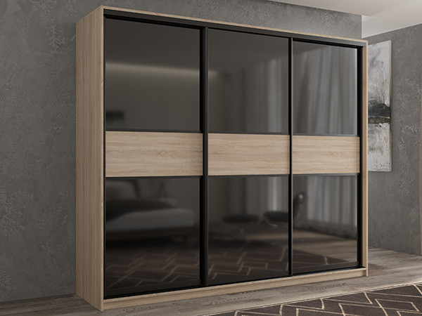 Шкаф-купе Кааппи 12 Сонома Светлый 180х60х230 см