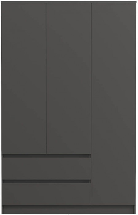 82.02 шкаф для одежды Берген Диамант серый