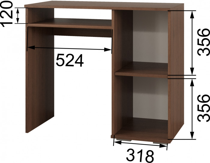 Модульная спальня Ричард, набор 1, Орех донской